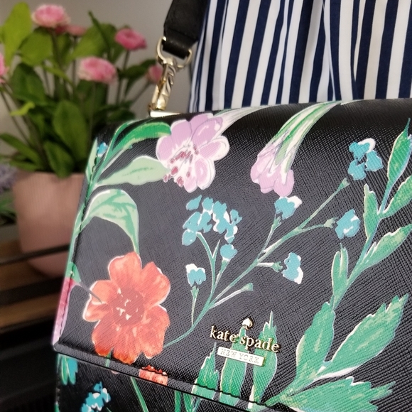 NEW! Kate Spade Jardin Byrdie Floral Crossbody - Picture 4 of 8